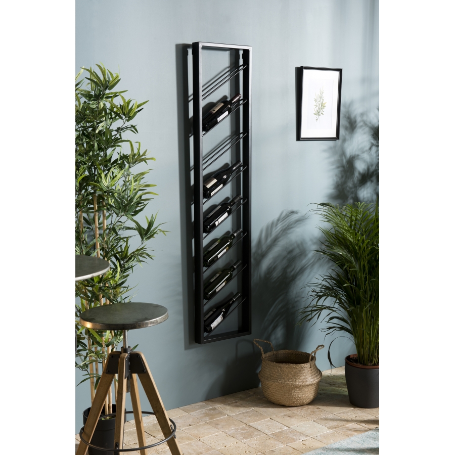 Etagère range-bouteilles vin 8 niveaux 8 bouteilles biais Etagère range-bouteilles vin 8 niveaux 8 bouteilles biais